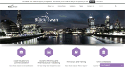 Desktop Screenshot of blackswan-analysis.co.uk